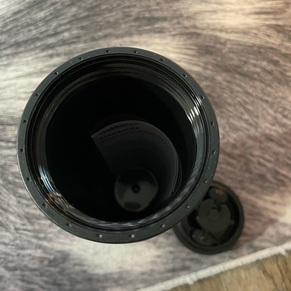 NWT - Starbucks 16oz Glow in The Dark Halloween Black Crackled Design Tumbler - Picture 6 of 6